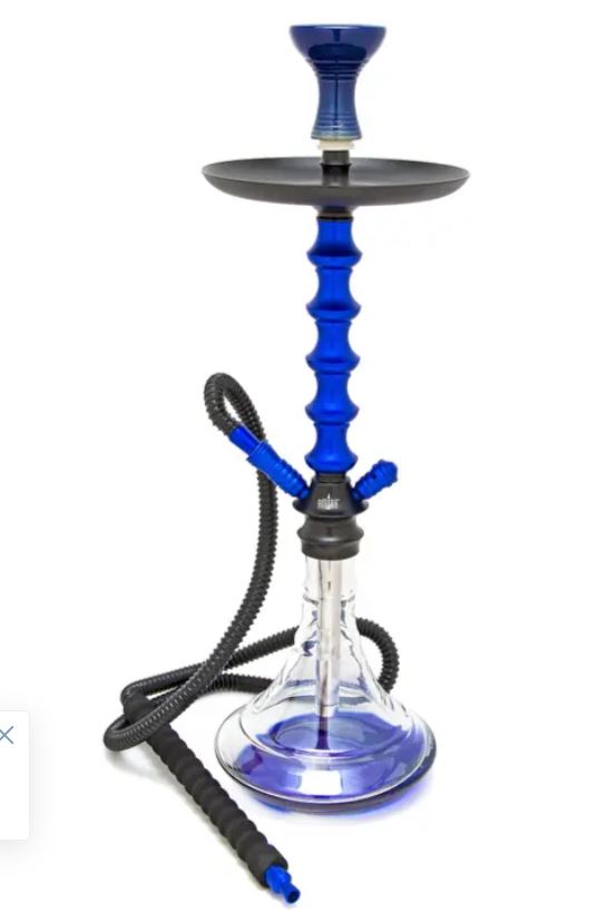 Amira and Byo Large Taurus Hookah - Green - 24 inches